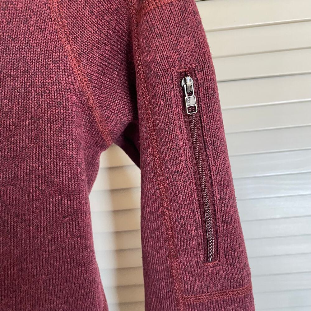Patagonia Women's Oxblood Red Better Sweater® Fleece Jacket Size Small - Picture 6 of 8